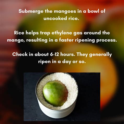 Ways to Naturally Ripen Mangoes