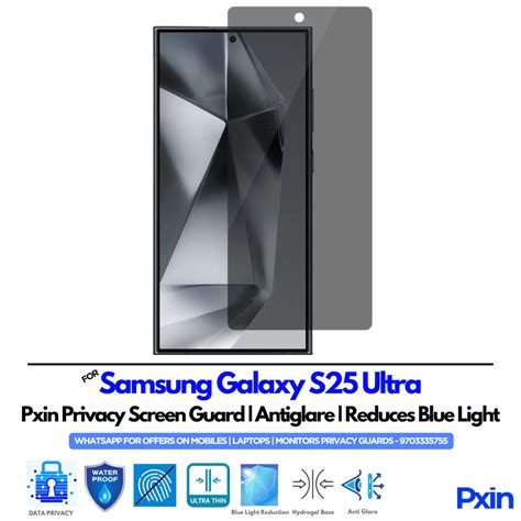 Privacy Screen Guard for Samsung Galaxy S25 Ultra Mobile | No.1