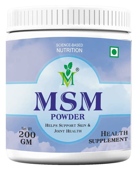 Mint Veda 100% Natural and Herbal MSM Powder For Hair Growth, Healthy ...