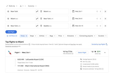 Google Flights API Documentation