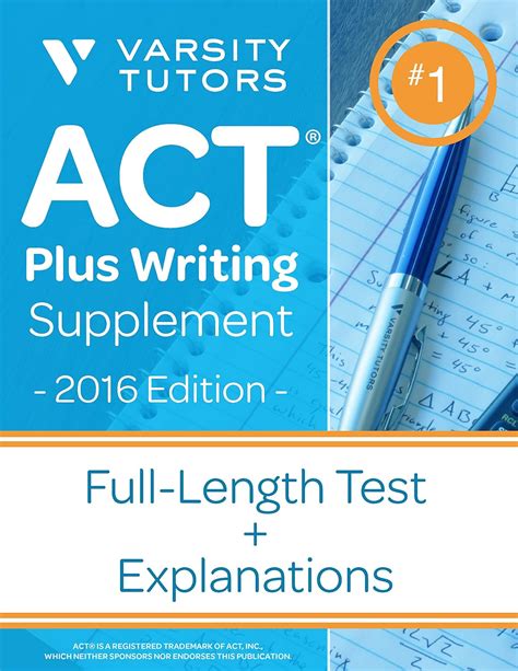ACT Plus Writing Practice Test Supplement: Full-Length Test Number 1 ...