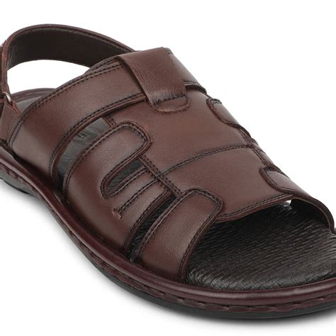 Buy Healers Brown Casual Flat Sandal For Men ASL-1 By Liberty