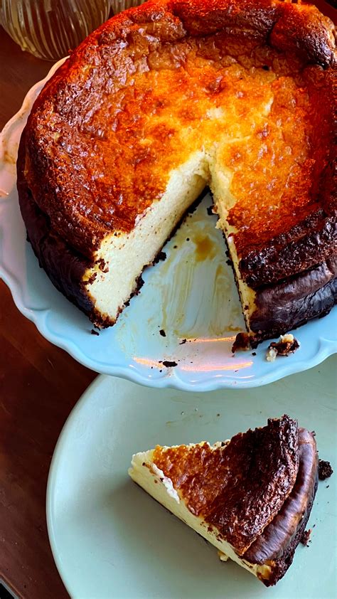 Basque Cheesecake Recipe 的图像结果