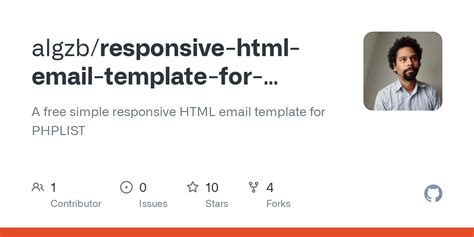 GitHub - algzb/responsive-html-email-template-for-PHPLIST: A free ...