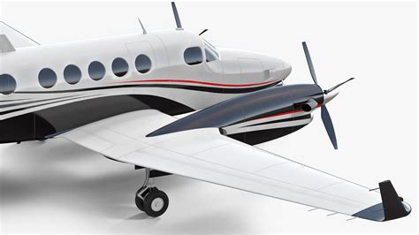 3D model Twin Turboprop Civil Utility Aircraft Generic | 3D Molier ...