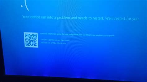Windows Stop Code Bad System Config Info 的图像结果