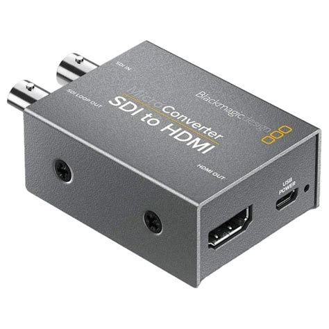 Blackmagic Design SDI to HDMI Micro Converter with Power Supply ...