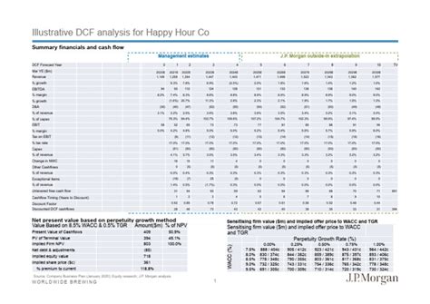 Image result for DCF Analysis Report Example