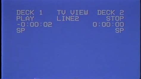VCR Menu Program 的图像结果