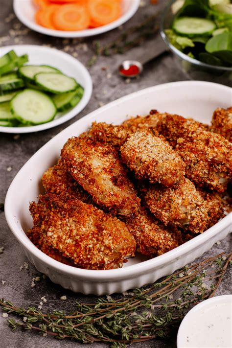 Crunchy & Juicy Air Fryer Breaded Chicken Wings, Ready in 30 Minutes