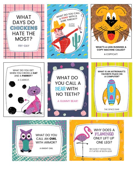 FREE Printable Lunch Box Notes + Jokes | Lil Luna - Worksheets Library