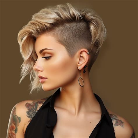 Undercut Hairstyle Ideas With Shapes For Womens Hair In