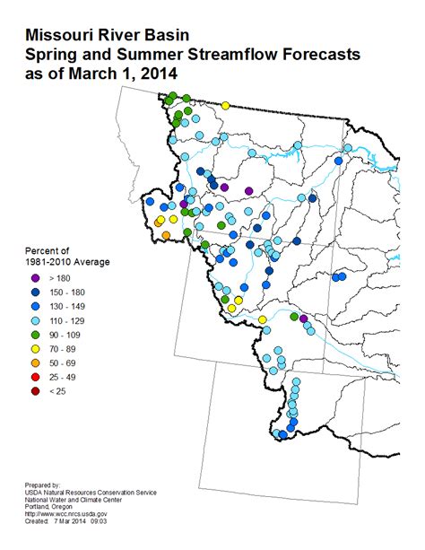 Water Supply Conditions in the Missouri River Basin for February 2014