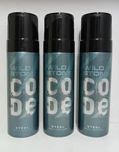 Buy Code Steel Body Perfume Spray Combo for Men, Pack of 3 (120ml each ...