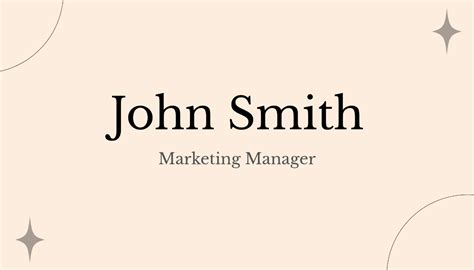 Personal Business Card Template 的图像结果