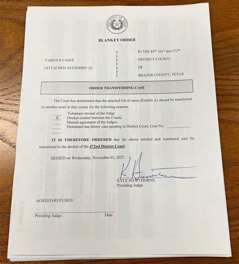 Swearing In Of The First Judge To Preside Over Brazos County's 472nd ...