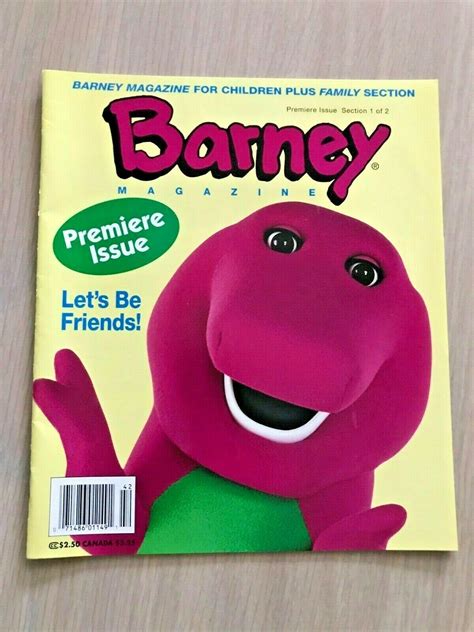 Image result for Barney Magazine Issue