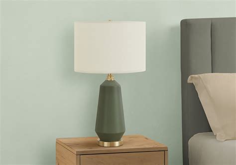 26" Green and Gold Ceramic Table Lamp - The Brick
