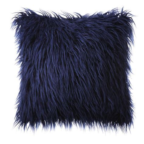 Fluffy Navy Pillows | Navy blue throw pillows, Blue throw pillows, Navy ...