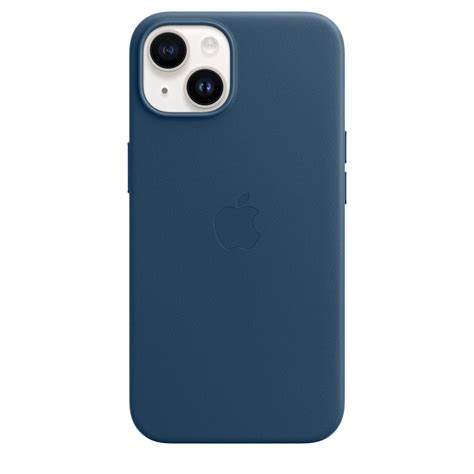 iPhone 15 Leather Case with MagSafe Animation - Blue – CASESILY