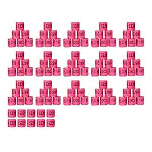 CALANDIS 100Pcs Pigeon Ring 8Mm 2023 Dove Legs Band for Duck Most Adult ...