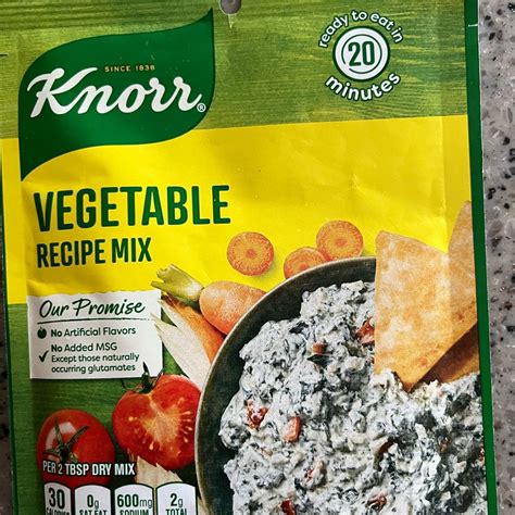 Vegetable Recipe Mix from Knorr - Vegan Product Reviews & Ratings ...