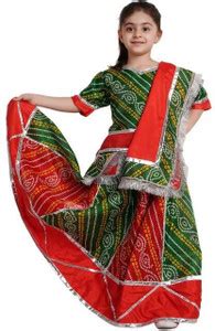 KAKU FANCY DRESSES Indian State Rajasthani lehenga Choli Dupatta for ...