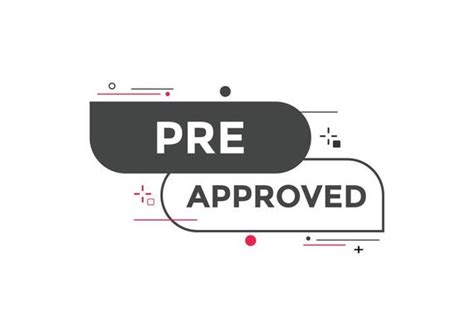Image result for Pre-Approved Vector