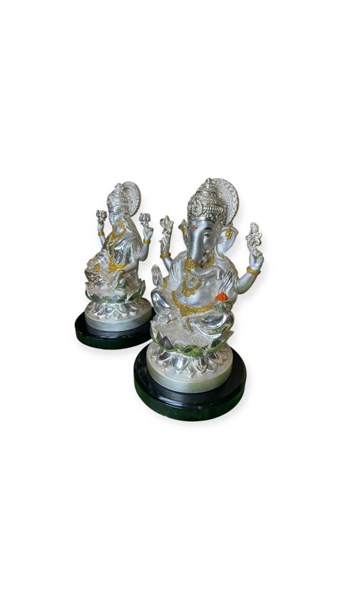 Ganesha Laxmi Idols 92.5 Sterling Silver – E-Studio
