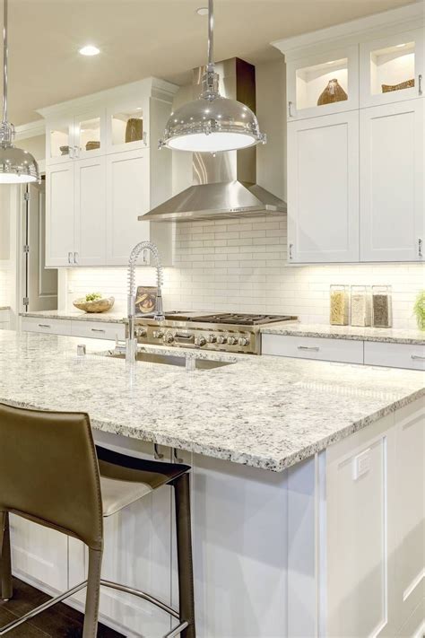 Gray Porcelain Floor Tile White Tulum Granite Countertops Cabinets ...