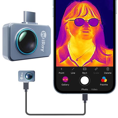 InfiRay P2 Pro Thermal Camera for Android, 256x192 IR High Resolution ...
