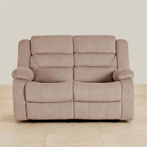Buy Cairo NXT Fabric 3+2 Seater Recliner Set - Beige from Home Centre ...