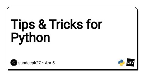 Image result for Python Trick by Dev