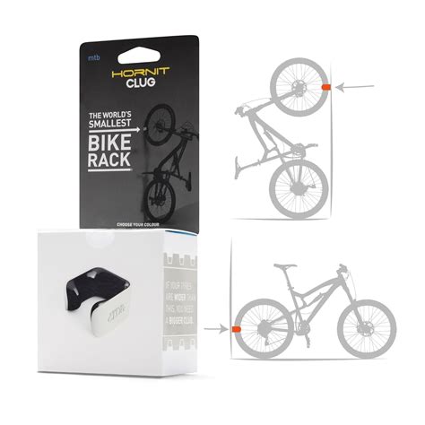 CLUG Mountain Bike Clip Indoor Outdoor Roadie Bicycle Rack Storage ...
