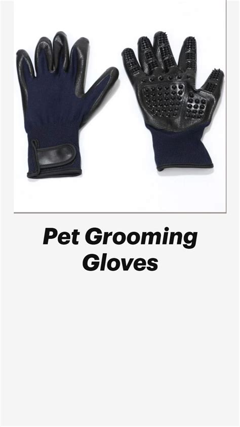 pet grooming gloves