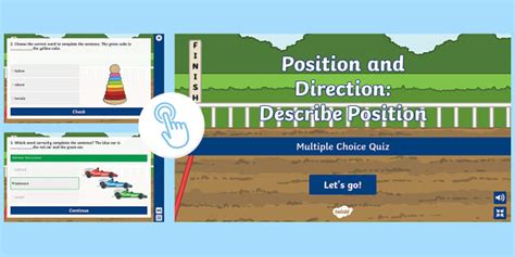 Position and Direction: Describe Position Multiple Choice Quiz