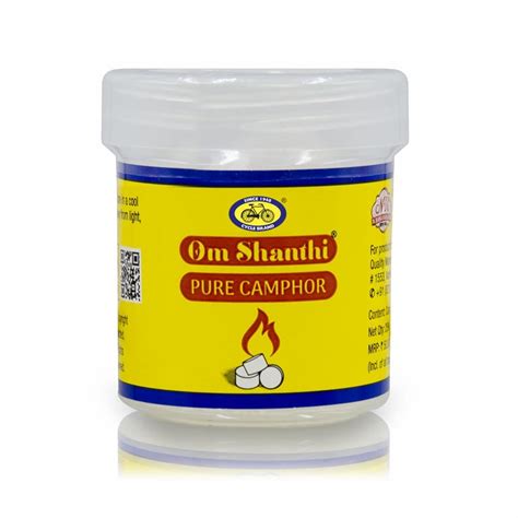 Cycle Om Shanthi Pure Camphor 250 GM JAR – Pack of 4 (250 GM x 4 Jar =1 ...