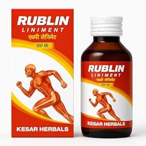 ALARTIS PHARMA Rublin Liniment 100ml - Ayurvedic Pain Relief Oil for ...