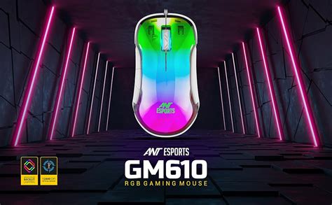 Ant Esports GM610 7D Crystal Full RGB Gaming Mouse, Instant 825 Chip, 7 ...