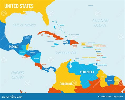Central america map and countries – central us map – Akapv