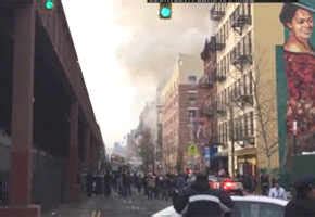 Caught on cam: Moments after NYC building explosion