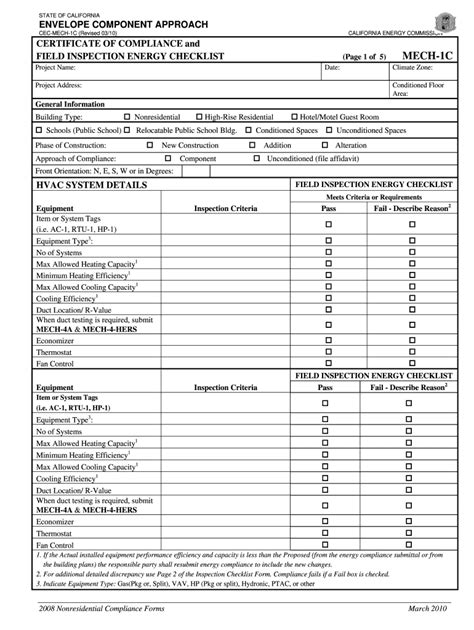 CA CEC-MECH-1C Form - Fill Online, Printable, Fillable, Blank - pdfFiller