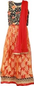 SRISHTI by fbb Girls Lehenga Choli Ethnic Wear Embroidered Lehenga ...