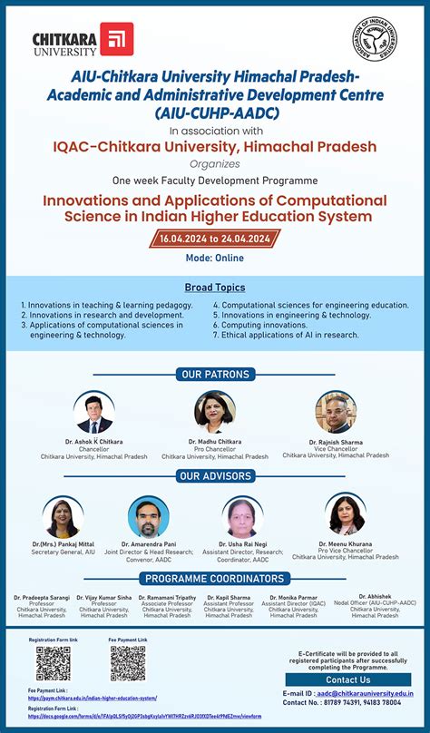 AIU-CUHP-AADC | Technological Advancement in Higher Education System