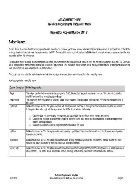 Fillable Online What Is a Requirements Traceability Matrix? Your AZ ...