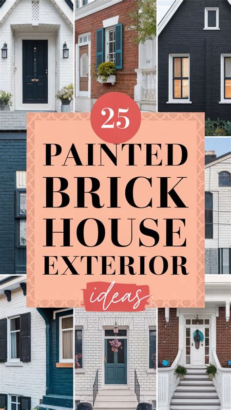 24+ Painted Brick House Exterior Ideas to Transform Your Home | Painted ...