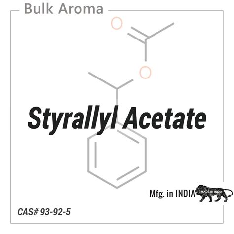 Styrallyl Acetate from Indian Manufacturer-Aromatic Chemicals – Bulkaroma