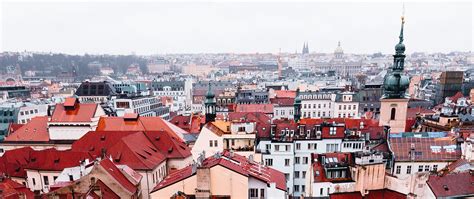 Download wallpaper 2560x1080 city, aerial view, buildings, roofs ...