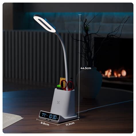Quest Ultra | Digital Alarm Clock with Wireless Charger, Lamp & Pen ...