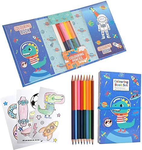 BodheeTree Cartoon Theme Colouring Book |2 Colouring Pads|8 Dual Side ...